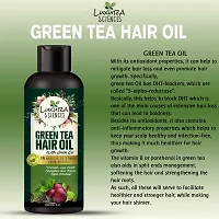 Luxura Sciences Green Tea Hair Oil with Onion Oil 200ml for Hair Improvement.-thumb2