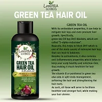 Luxura Sciences Green Tea Hair Oil with Onion Oil 200ml for Hair Improvement.-thumb4