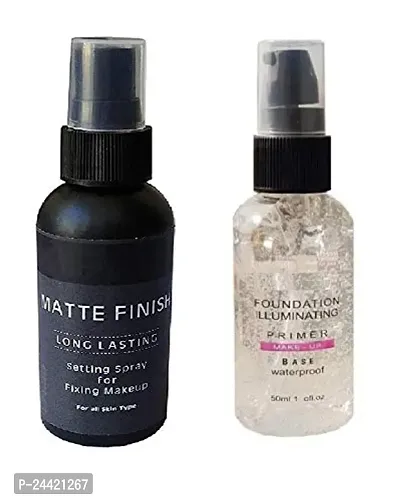 THE MATTE MAKEUP FIXER SPRAY WITH FACE PRIMER GEL