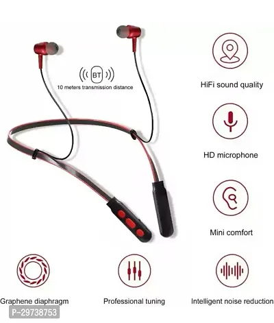 Stylish Smart Neckband Earphone With Microphone-thumb0