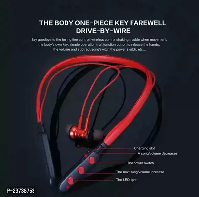 Stylish Smart Neckband Earphone With Microphone-thumb2