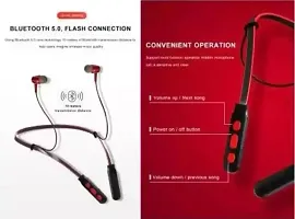 New B11 Bluetooth Neckband With Improve Sound Quality-thumb1