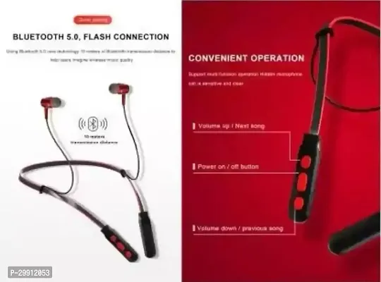 New B11 Bluetooth Neckband With Improve Sound Quality-thumb2