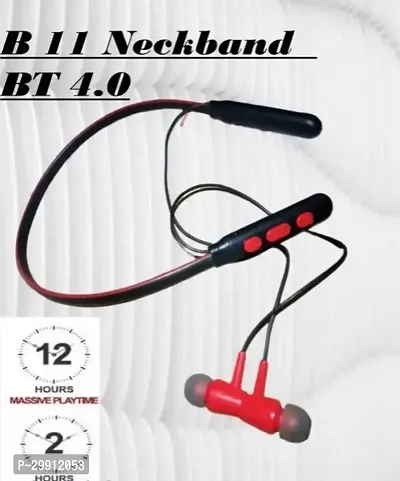 New B11 Bluetooth Neckband With Improve Sound Quality-thumb3