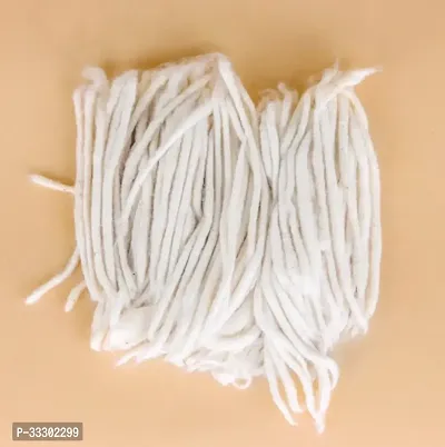 Useful White Long Cotton Wicks Diya Batti For Pooja- 1000 Pieces-thumb0