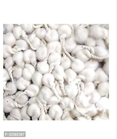 Useful White Long Cotton Wicks Diya Batti For Pooja- 1000 Pieces-thumb0