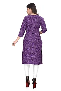 WOMEN CREPE FABRIC PRINT KURTI-thumb1