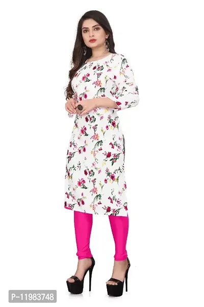 WOMEN CREPE FABRIC PRINT KURTI-thumb4