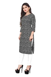 WOMEN CREPE FABRIC PRINT KURTI-thumb3