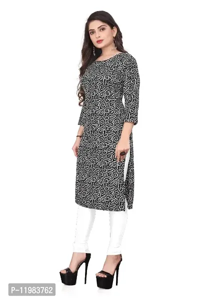 WOMEN CREPE FABRIC PRINT KURTI-thumb4