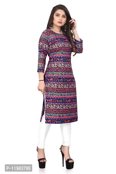 WOMEN CREPE FABRIC PRINT KURTI-thumb3