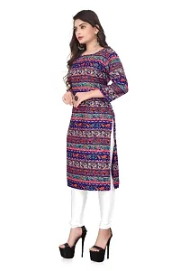 WOMEN CREPE FABRIC PRINT KURTI-thumb3