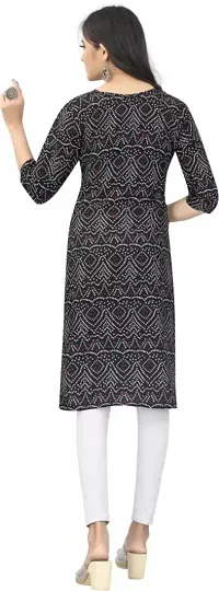 WOMEN CREPE FABRIC PRINT KURTI (COMBO 2)-thumb2