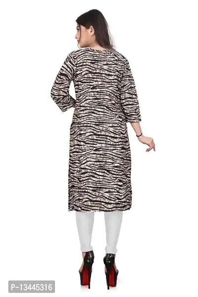 WOMEN CREPE FABRIC PRINT KURTI (COMBO 2)-thumb3