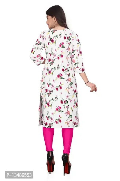 WOMEN CREPE FABRIC PRINT KURTI (COMBO 2)-thumb3