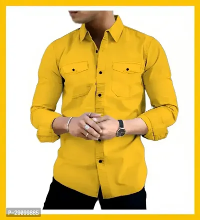 Stylish Double Pocket Shirts For Men-thumb0