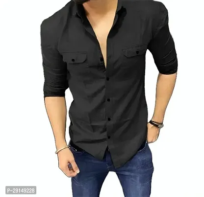 Trendy Elegant Double Pocket Shirts For Men