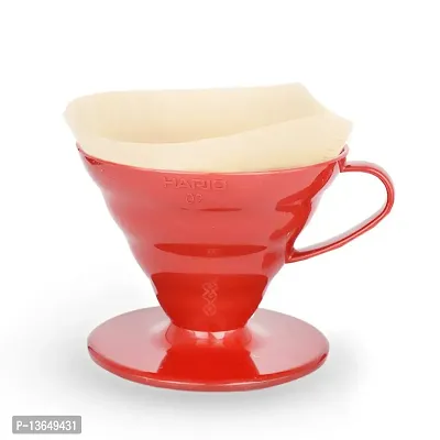 Hario V60 Plastic Coffee Dripper (Size 02, Red)-thumb2