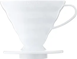 Hario V60 Plastic Coffee Dripper (Size 02, White)-thumb1