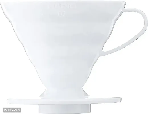 Hario V60 Plastic Coffee Dripper (Size 02, White)-thumb2