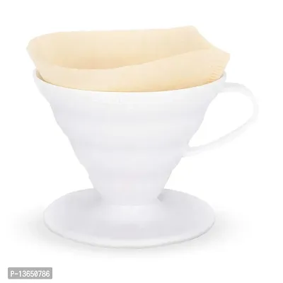 Hario V60 Plastic Coffee Dripper (Size 02, White)-thumb4