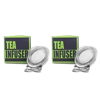 Tea Ball Infuser (Tea Strainer, Ball Strainer, Tea Filter, Tea Maker, Tea Ball, Stainless Steel) |Stainless Steel Food Grade Mesh | Perfect for Brewing Loose Leaf Tea ( 2 Units)-thumb1