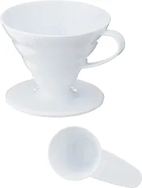 Hario V60 Plastic Coffee Dripper (Size 02, White)-thumb2