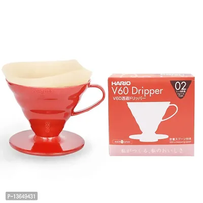 Hario V60 Plastic Coffee Dripper (Size 02, Red)-thumb4