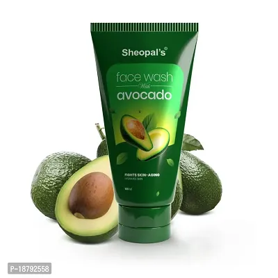Sheopals Avocado For Dull And Ageing Skin |Prevent Skin Damage| Face Wash (100 ml)