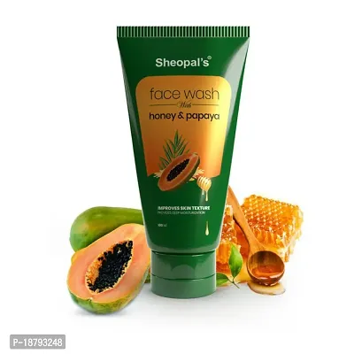Sheopals Honey And Papaya Remove Tan, Dead Skin And Moisturize Skin With Goodness Of Antioxidants Face Wash (100 ml)