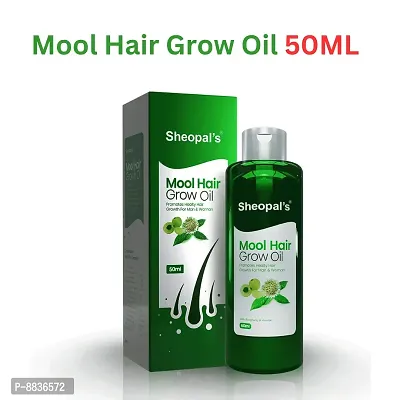 Mool Hair Grow Oil For Hair Fall Control Hair Regrowth Hair Baldness Treatment Best Hair Oil - 60 ml
