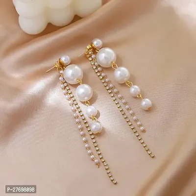 Korean Style Pearl Western Earrings