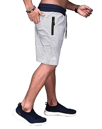 Shopoline?Men's White Cotton Shorts | 100038 | 28 |-thumb2