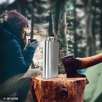 240 ml Stainless Steel Hip Flask 240 ml-thumb2