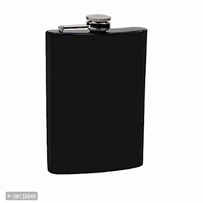 Premium Hip Flask Black Leakproof 235 ml