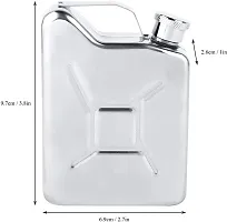 Silver Jerry Can 6 Oz 170 ml Stainless Steel Hip Flask 170 ml-thumb2