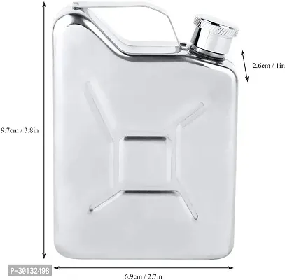 Silver Jerry Can 6 Oz 170 ml Stainless Steel Hip Flask 170 ml-thumb3