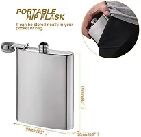 High Grade Flask Perfect For Storing Flask 207 ml-thumb2