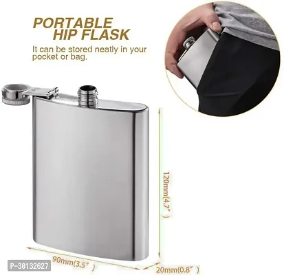 High Grade Flask Perfect For Storing Flask 207 ml-thumb3