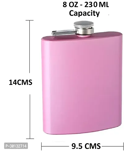 Stainless Steel Hip Flask 230 ml-thumb2