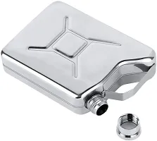 Silver Jerry Can 6 Oz 170 ml Stainless Steel Hip Flask 170 ml-thumb1