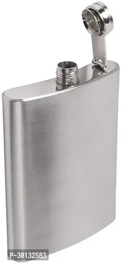 Stainless Steel Easy to Carry Hard Drinks Carrier Stainless Steel Hip Flask 238 Ml-thumb0