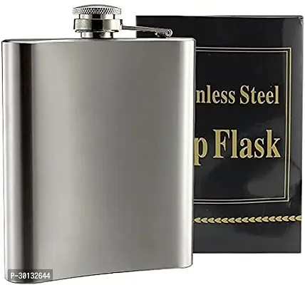 Stainless Steel Hip Flask silver steel Hip Flask 236 ml