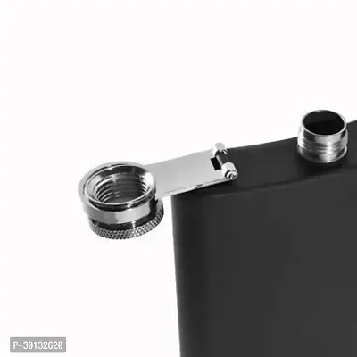 Black Stainless Steel Hip Flask Drinks Stainless Steel Hip Flask 200 ml-thumb4