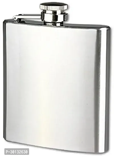 Stainless Steel Super Quality Flat Reusable BpaFree Portable Notebook Style Ultra Slim Hip Flask Stainless Steel Hip Flask 210 ml-thumb0