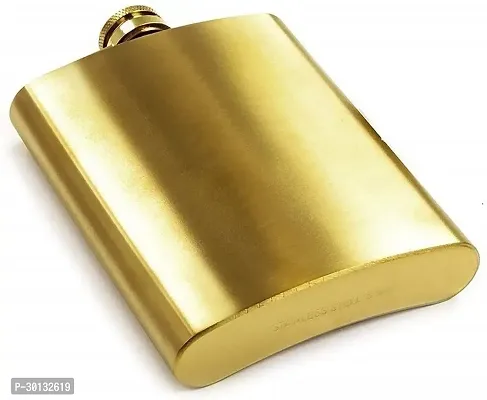 Hip Flask Golden with Funnel Stainless Steel Hip Flask 207 ml-thumb5