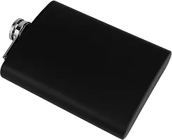 Stainless Steel Black Hip Flask Stainless Steel Hip Flask 230 ml-thumb1