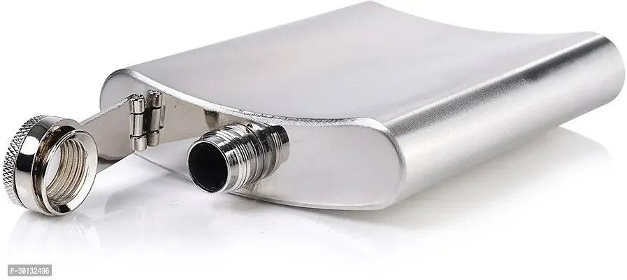 9 oz SS Silver Hip Flask Stainless Steel Hip Flask 260 ml-thumb3