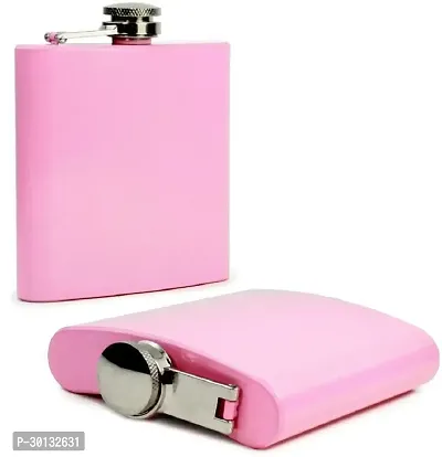 Hip Flask 7 OZ Matt PINK Stainless Steel Hip Flask 200 ml-thumb4