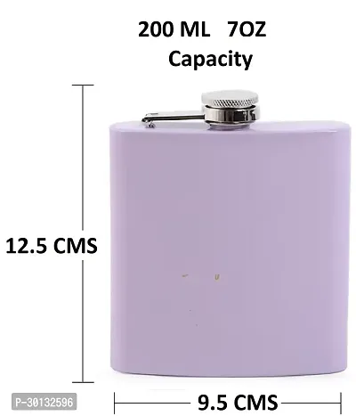 Stainless Steel Hip Flask 200 ml-thumb2